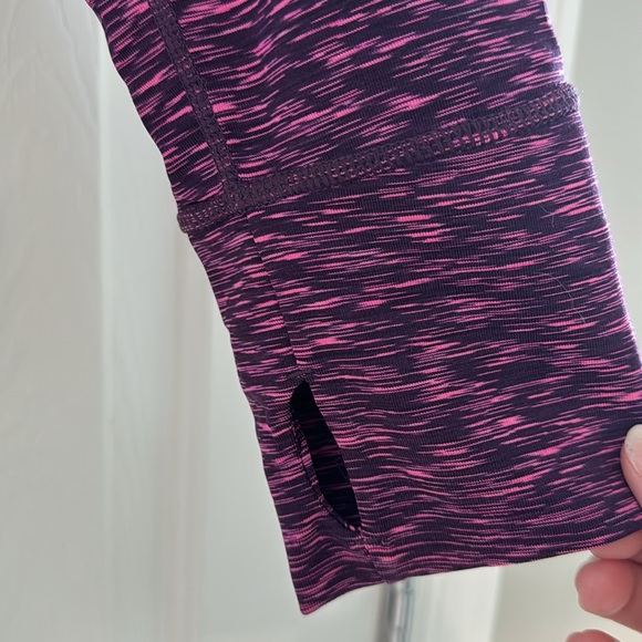 Ideology Athletic Zip Neck Long Sleeve Top - Picture 5 of 5